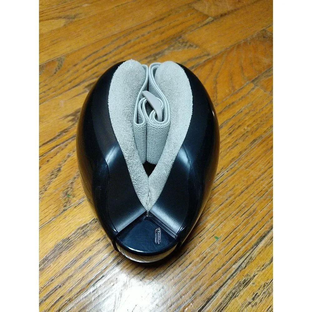 Eyeology Eye Massager with Heat, Vibrating‎ Eye Mask for Fatigue Relief Black